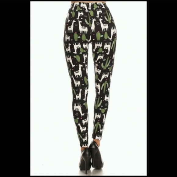 Llama Love Buttery Soft Leggings - Picture 2 of 4